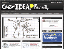 Tablet Screenshot of crazyideafactory.com